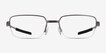Oakley Foil RQ 0.5 Matte Cement MetalEyeglass Frames from EyeBuyDirect, Front View