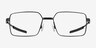 Oakley Foil SQ Satin Black MétalMontures de lunettes de vue d'EyeBuyDirect, Vue de Face
