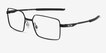Oakley Foil SQ Satin Black MetalEyeglass Frames from EyeBuyDirect, Angle View