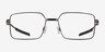 Oakley Foil SQ Pewter MétalMontures de lunettes de vue d'EyeBuyDirect, Vue de Face