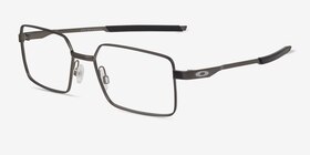Oakley Foil SQ Pewter Métal Montures de lunettes de vue d'EyeBuyDirect, Vue d'Angle