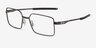 Oakley Foil SQ Pewter MétalMontures de lunettes de vue d'EyeBuyDirect, Vue d'Angle