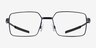 Oakley Foil SQ Matte Midnight MétalMontures de lunettes de vue d'EyeBuyDirect, Vue de Face