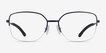 Oakley Moonglow Matte Abyss MetalEyeglass Frames from EyeBuyDirect, Front View