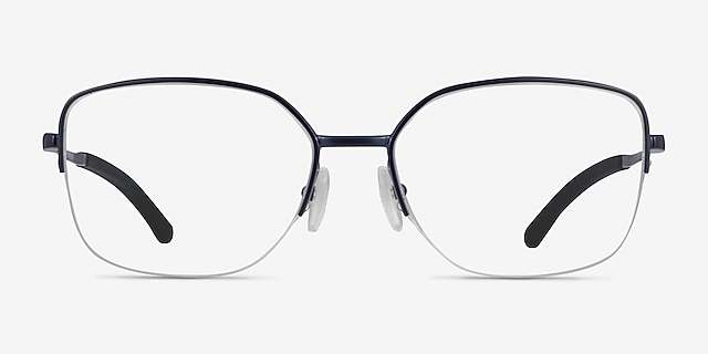 Oakley Moonglow Matte Abyss MétalMontures de lunettes de vue d'EyeBuyDirect, Vue de Face