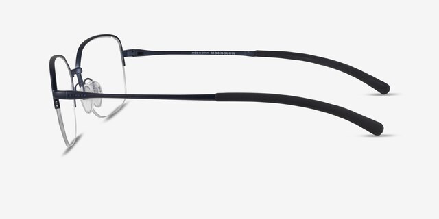 Oakley Moonglow Matte Abyss MétalMontures de lunettes de vue d'EyeBuyDirect, Vue de Côté