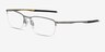 Oakley Barrelhouse 0.5 Argenté MétalMontures de lunettes de vue d'EyeBuyDirect, Vue d'Angle