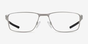 Oakley Socket 5.0 Argenté Métal Montures de lunettes de vue d'EyeBuyDirect, Vue de Face