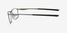 Oakley Socket 5.0 Argenté MétalMontures de lunettes de vue d'EyeBuyDirect, Vue de Côté