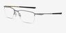 Oakley Socket 5.5 Silver MetalEyeglass Frames from EyeBuyDirect, Angle View
