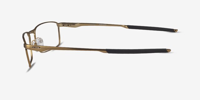 Oakley Fuller Satin Antique Gold MétalMontures de lunettes de vue d'EyeBuyDirect, Vue de Côté