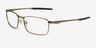 Oakley Fuller Satin Antique Gold MétalMontures de lunettes de vue d'EyeBuyDirect, Vue d'Angle