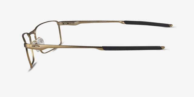 Oakley Fuller Satin Antique Gold MétalMontures de lunettes de vue d'EyeBuyDirect, Vue de Côté