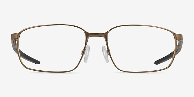 Oakley Extender Satin Bronze MétalMontures de lunettes de vue d'EyeBuyDirect, Vue de Face