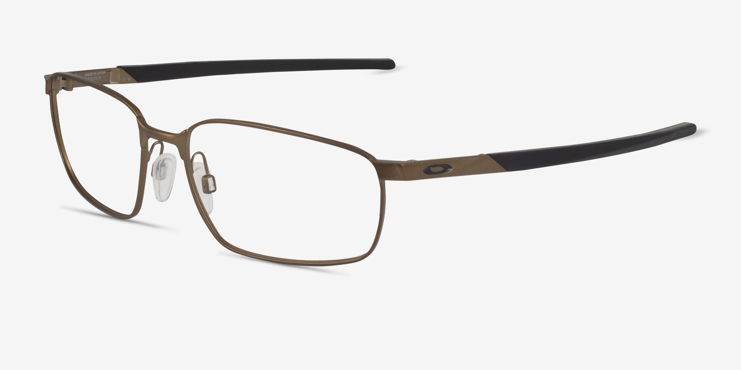 Oakley Extender - Rectangle Satin Bronze Frame Glasses For Men
