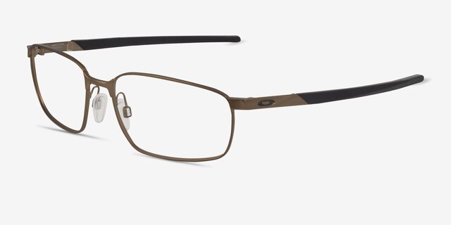Oakley Extender Satin Bronze MétalMontures de lunettes de vue d'EyeBuyDirect, Vue d'Angle