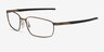Oakley Extender Satin Bronze MétalMontures de lunettes de vue d'EyeBuyDirect, Vue d'Angle