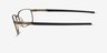 Oakley Extender Satin Bronze MétalMontures de lunettes de vue d'EyeBuyDirect, Vue de Côté