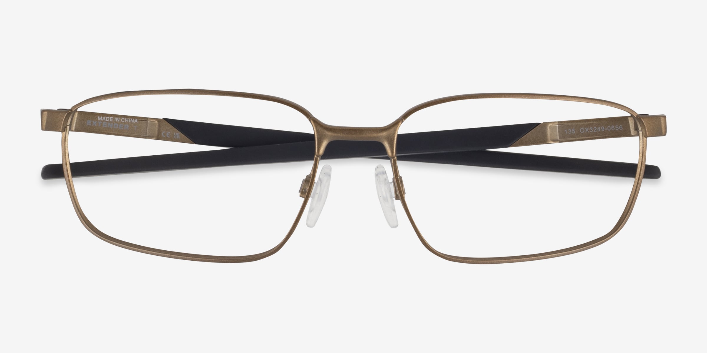 Oakley Extender - Rectangle Satin Bronze Frame Glasses For Men Oakley Extender - Rectangle Satin Bronze Frame Glasses For Men