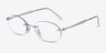 Ray-Ban RB3767V Silver MetalEyeglass Frames from EyeBuyDirect, Angle View