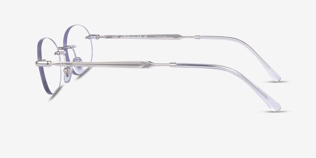 Ray-Ban RB3767V Silver MetalEyeglass Frames from EyeBuyDirect, Side View