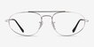 Ray-Ban RB6645 Silver MetalEyeglass Frames from EyeBuyDirect, Front View