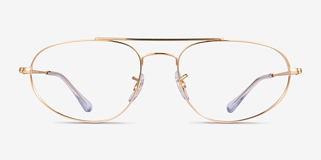 Ray-Ban RB6645 Legend Gold MetalEyeglass Frames from EyeBuyDirect, Front View