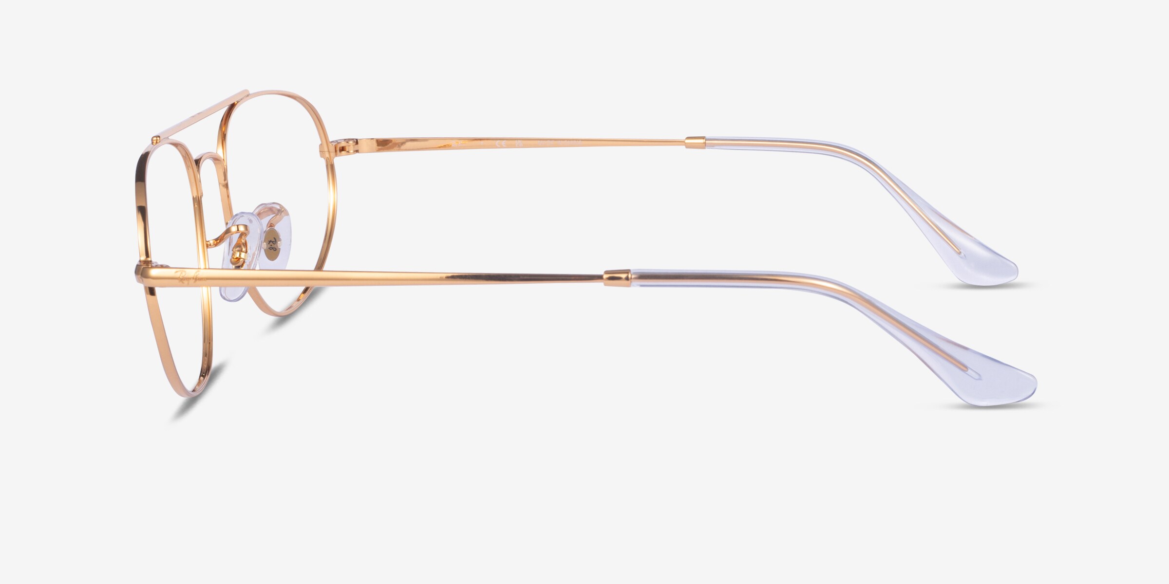 Ray-Ban RB6645 - Aviator Legend Gold Frame Eyeglasses | Eyebuydirect