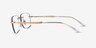 Ray-Ban RB3768V Arista MetalEyeglass Frames from EyeBuyDirect, Side View