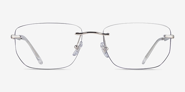 Ray-Ban RB3768V Argenté MétalMontures de lunettes de vue d'EyeBuyDirect, Vue de Face