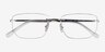 Ray-Ban RB3768V Silver MetalEyeglass Frames from EyeBuyDirect, Closed View