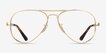 Ray-Ban RB3925V Aviator Max Arista MetalEyeglass Frames from EyeBuyDirect, Front View