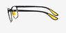 Ray-Ban RB6621M Matte Black On Black MetalEyeglass Frames from EyeBuyDirect, Side View