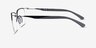 Ray-Ban RB7552 Black MetalEyeglass Frames from EyeBuyDirect, Side View
