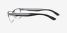 Ray-Ban RB7551 Gunmetal MétalMontures de lunettes de vue d'EyeBuyDirect, Vue de Côté