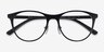 Ray-Ban RB9552V Black On Silver MétalMontures de lunettes de vue d'EyeBuyDirect, Vue Rapprochée
