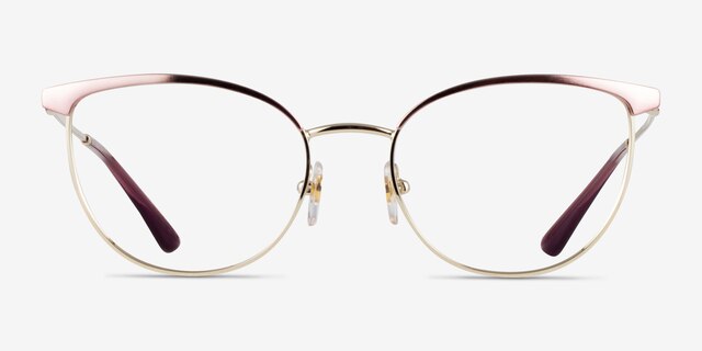 Vogue Eyewear VO4208 Purple Gold MetalEyeglass Frames from EyeBuyDirect, Front View
