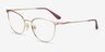 Vogue Eyewear VO4208 Purple Gold MetalEyeglass Frames from EyeBuyDirect, Angle View
