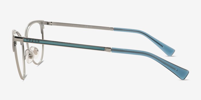 Vogue Eyewear VO4250 Blue Silver Métal Montures de lunettes de vue d'EyeBuyDirect