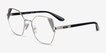Vogue Eyewear VO4270 Silver MetalEyeglass Frames from EyeBuyDirect, Angle View