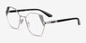 Vogue Eyewear VO4270 Silver MetalEyeglass Frames from EyeBuyDirect, Angle View