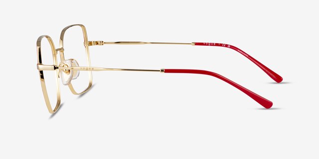 Vogue Eyewear VO4274 Red Gold MetalEyeglass Frames from EyeBuyDirect, Side View