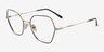 Vogue Eyewear VO4281 Black MetalEyeglass Frames from EyeBuyDirect, Angle View