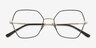 Vogue Eyewear VO4281 Black MetalEyeglass Frames from EyeBuyDirect, Closed View