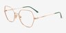 Vogue Eyewear VO4281 Rose Gold MetalEyeglass Frames from EyeBuyDirect, Angle View