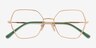Vogue Eyewear VO4281 Rose Gold MetalEyeglass Frames from EyeBuyDirect, Closed View