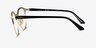 Vogue Eyewear VO4305 Black Gold MétalMontures de lunettes de vue d'EyeBuyDirect, Vue de Côté