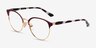 Vogue Eyewear VO4305 Purple Rose Gold MetalEyeglass Frames from EyeBuyDirect, Angle View