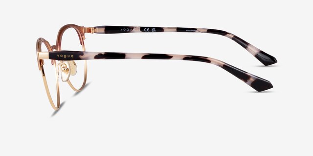 Vogue Eyewear VO4305 Purple Rose Gold MetalEyeglass Frames from EyeBuyDirect, Side View