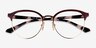 Vogue Eyewear VO4305 Purple Rose Gold MetalEyeglass Frames from EyeBuyDirect, Closed View
